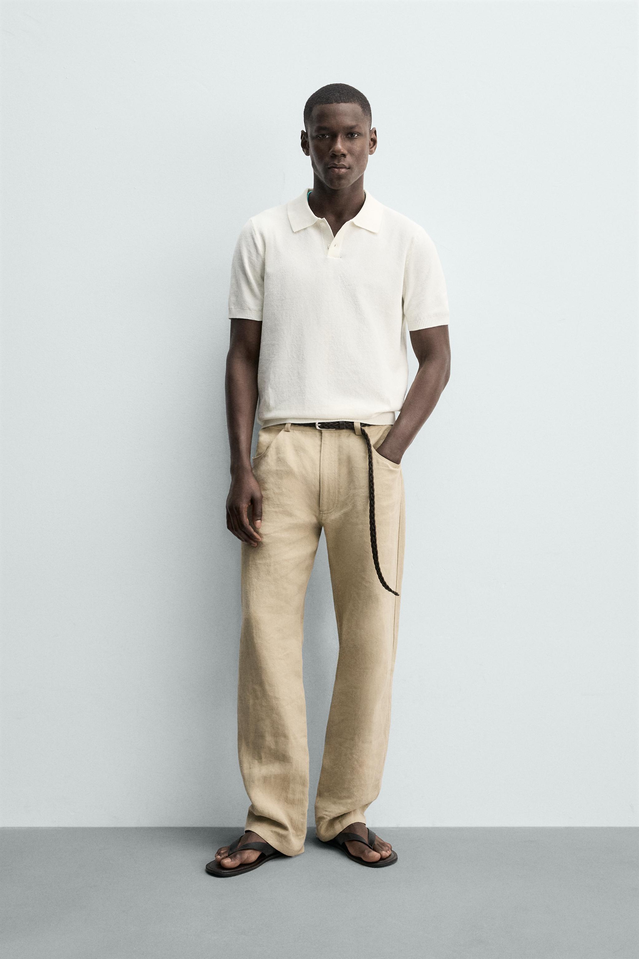 POLO EN MAILLE REGULAR FIT STRUCTURÉE